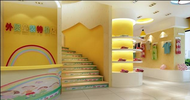 童装店装修用黄色的墙漆好看吗_童装店装修注意事项